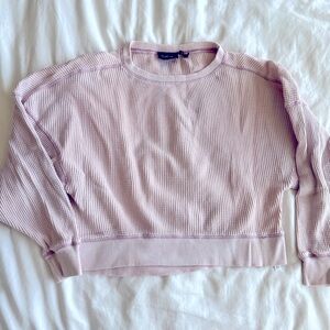 Out from under thermal crop sweater